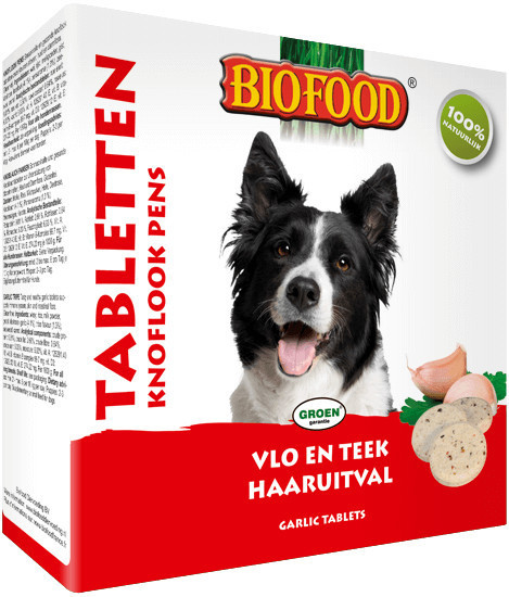op tijd september Honger Biofood Tabletten Pens Knoflook Anti-vlo - ActieveHonden.com